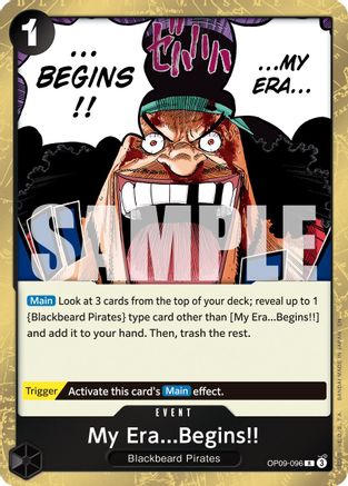 My Era...Begins!! (Reprint) (OP09-096) (Foil)