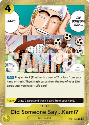 Did Someone Say...Kami? (Pirate Foil) (EB01-060) (Foil)