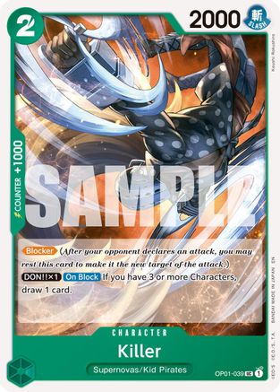 Killer (Reprint) (OP01-039)