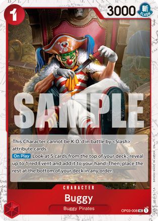 Buggy - OP03-008 (Pirate Foil) (OP03-008) (Foil)