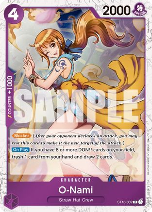 O-Nami (Pirate Foil) (ST18-002) (Foil)
