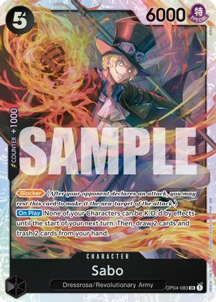 Sabo - OP04-083 (Reprint) (OP04-083) (Foil)
