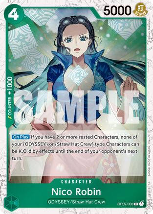 Nico Robin - OP09-033 (Pirate Foil) (OP09-033) (Foil)
