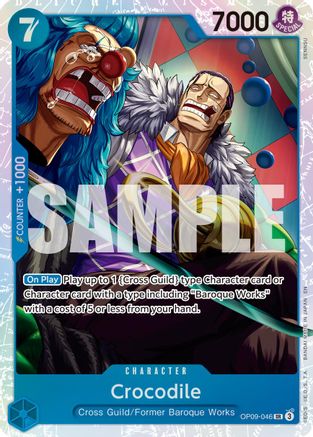 Crocodile - OP09-046 (Reprint) (OP09-046) (Foil)