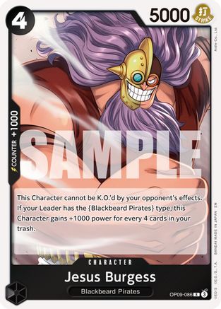Jesus Burgess (Reprint) (OP09-086) (Foil)