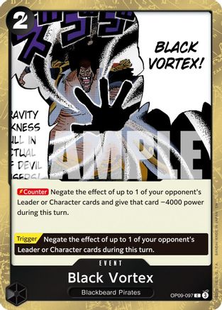Black Vortex (Pirate Foil) (OP09-097) (Foil)
