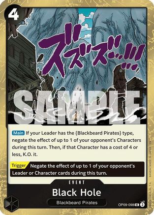 Black Hole (Pirate Foil) (OP09-098) (Foil)
