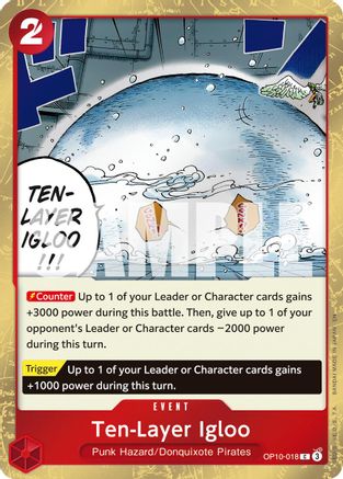 Ten-Layer Igloo (Pirate Foil) (OP10-018) (Foil)