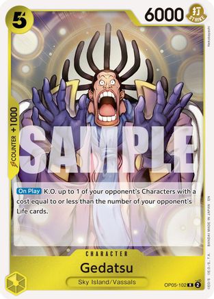 Gedatsu (Reprint) (OP05-102) (Foil)