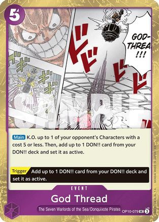 God Thread (Pirate Foil) (OP10-079) (Foil)