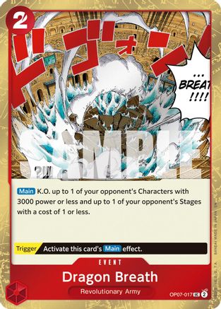 Dragon Breath (Pirate Foil) (OP07-017) (Foil)