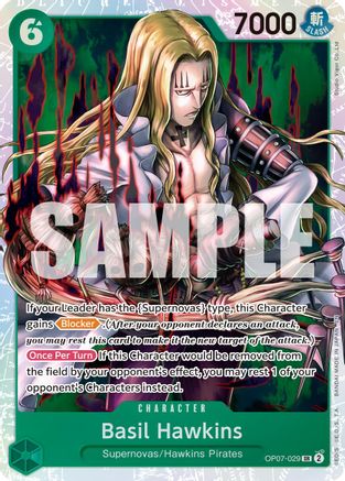 Basil Hawkins - OP07-029 (Reprint) (OP07-029) (Foil)