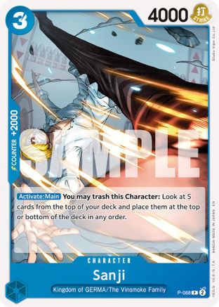 Sanji - P-068 (Reprint) (P-068)