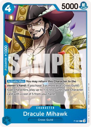 Dracule Mihawk - P-081 (Reprint) (P-081)