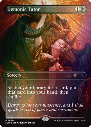 Demonic Tutor (Rainbow Foil) (SLD-1856)