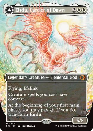 Eirdu, Carrier of Dawn (Borderless) (ECL-286) (Foil)