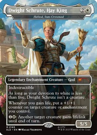 Dwight Schrute, Hay King - Heliod, Sun-Crowned (SLD-2165) (Foil)