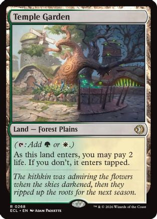Temple Garden (ECL-268) (Foil)