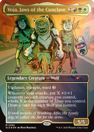 Voja, Jaws of the Conclave (Rainbow Foil) (SLD-2284)