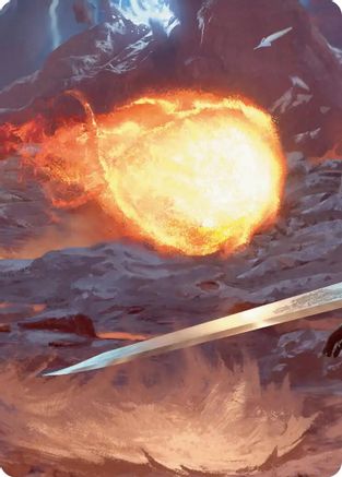 Duelist's Flame Scene Art Card (ASFIN-011)