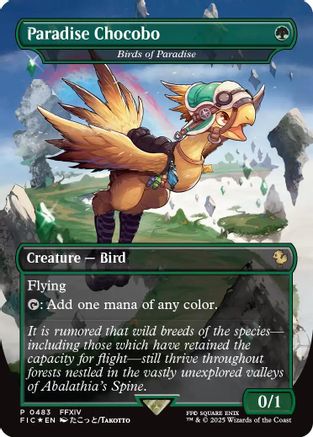 Paradise Chocobo - Birds of Paradise (Borderless) (FIC-483) (Foil)