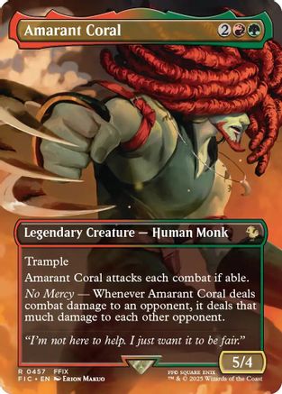 Amarant Coral (Borderless) (FIC-457) (Foil)