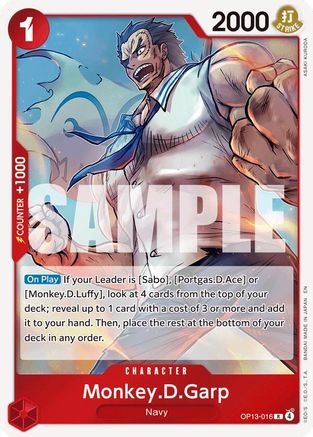 Monkey.D.Garp (OP13-016) (Foil)