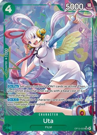 Uta (Alternate Art) (OP13-023) (Foil)