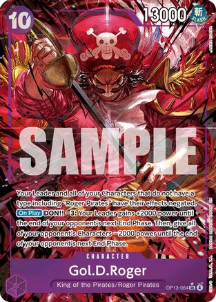 Gol.D.Roger (064) (Alternate Art) (OP13-064) (Foil)