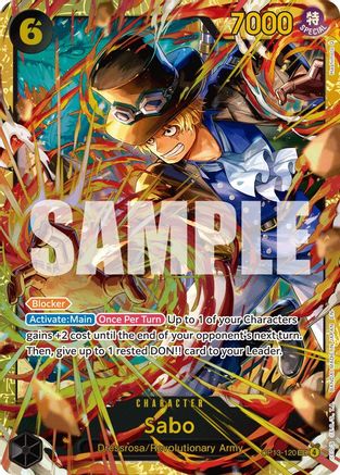 Sabo (120) (SP) (OP13-120) (Foil)