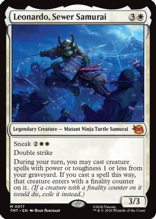 Leonardo, Sewer Samurai (TMT-017)