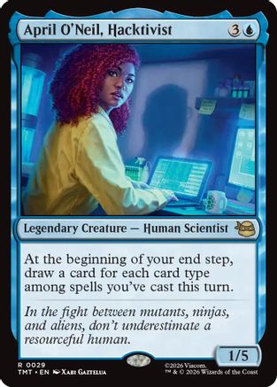 April O'Neil, Hacktivist (TMT-029)