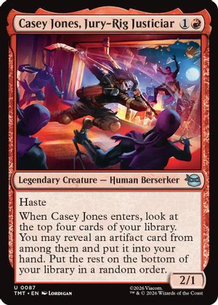 Casey Jones, Jury-Rig Justiciar (TMT-087) (Foil)