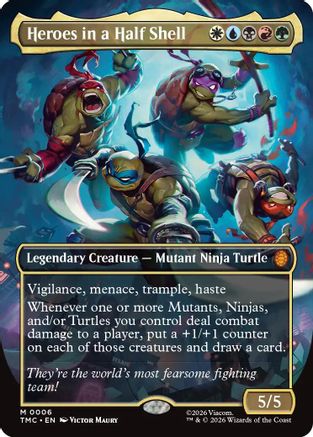 Heroes in a Half Shell (0006) (Borderless) (TMC-006)