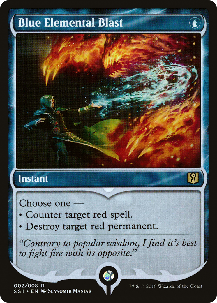 Blue Elemental Blast (SS1-002)