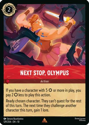 Next Stop, Olympus (10-129) (Cold Foil)