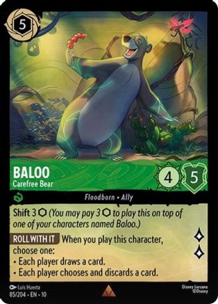 Baloo - Carefree Bear (10-085) (Cold Foil)