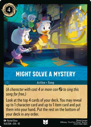Might Solve a Mystery (10-163) (Cold Foil)