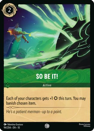 So Be It! (10-094) (Cold Foil)