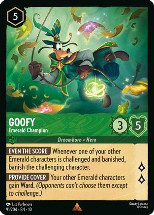 Goofy - Emerald Champion (10-091)
