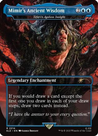Mimir's Ancient Wisdom - Teferi's Ageless Insight (SLD-2214) (Foil)