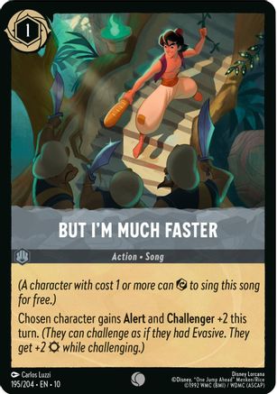 But I'm Much Faster (10-195)