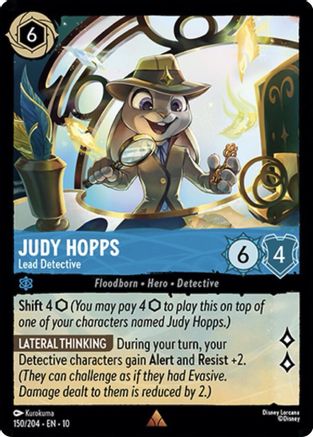 Judy Hopps - Lead Detective (10-150) (Cold Foil)
