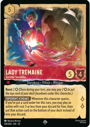 Lady Tremaine - Sinister Socialite (10-124) (Cold Foil)