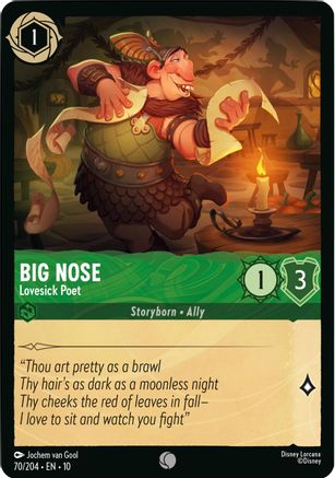 Big Nose - Lovesick Poet (10-070) (Cold Foil)