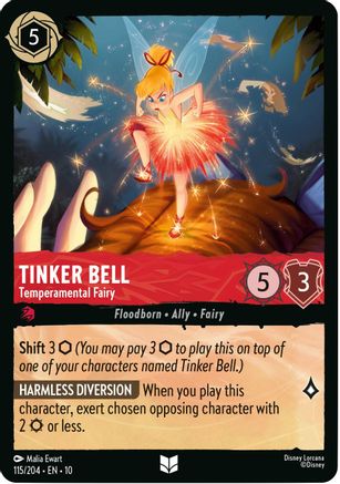 Tinker Bell - Temperamental Fairy (10-115) (Cold Foil)