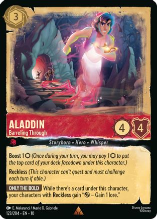 Aladdin - Barreling Through (10-123) (Cold Foil)