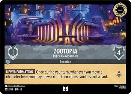 Zootopia - Police Headquarters (10-203) (Cold Foil)