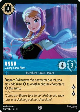 Anna - Making Snow Plans (10-139)