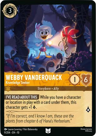 Webby Vanderquack - Knowledge Seeker (10-009) (Cold Foil)